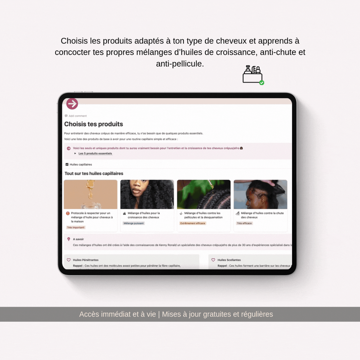 Mon Journal de Suivi Capillaire 3 mois