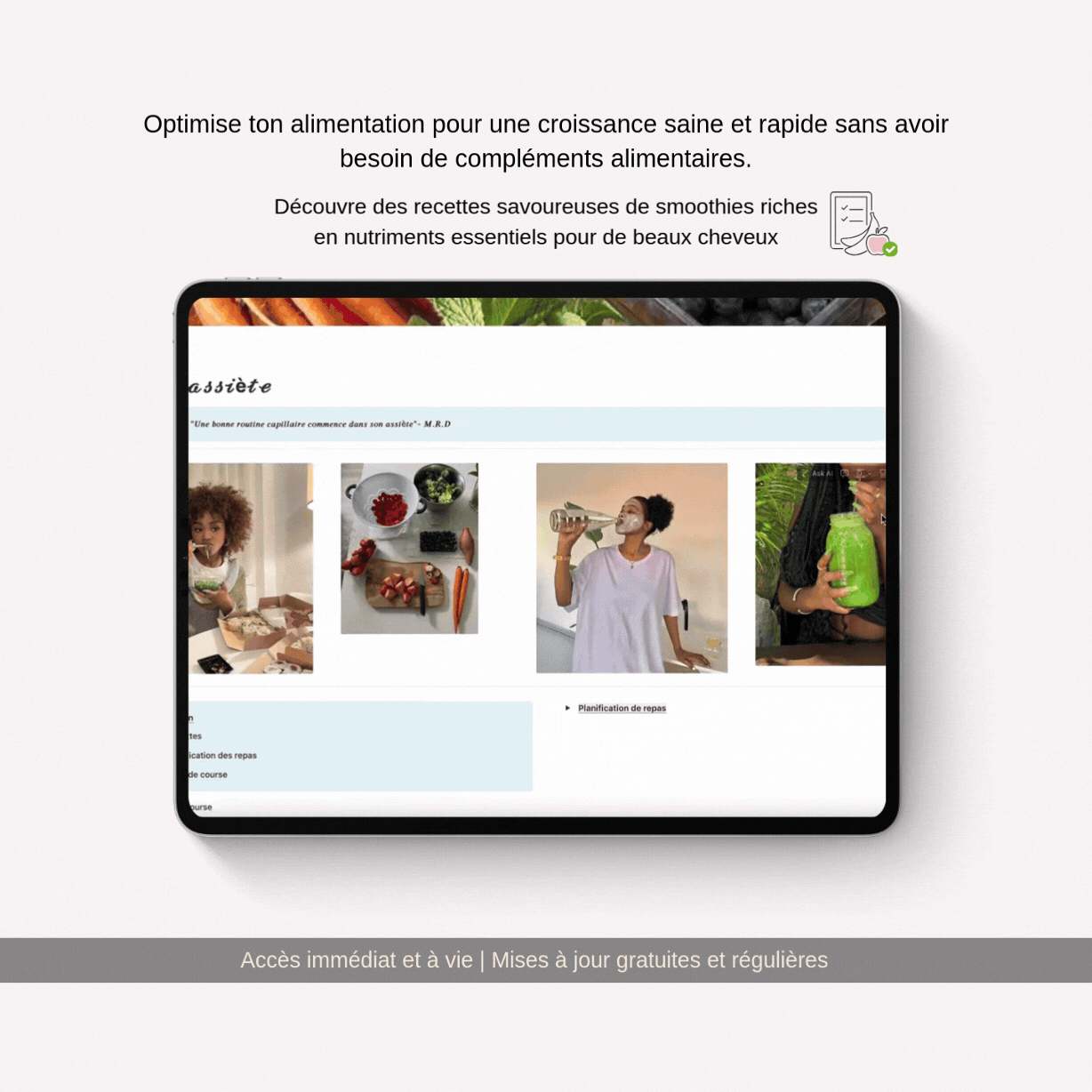 Mon Journal de Suivi Capillaire 3 mois