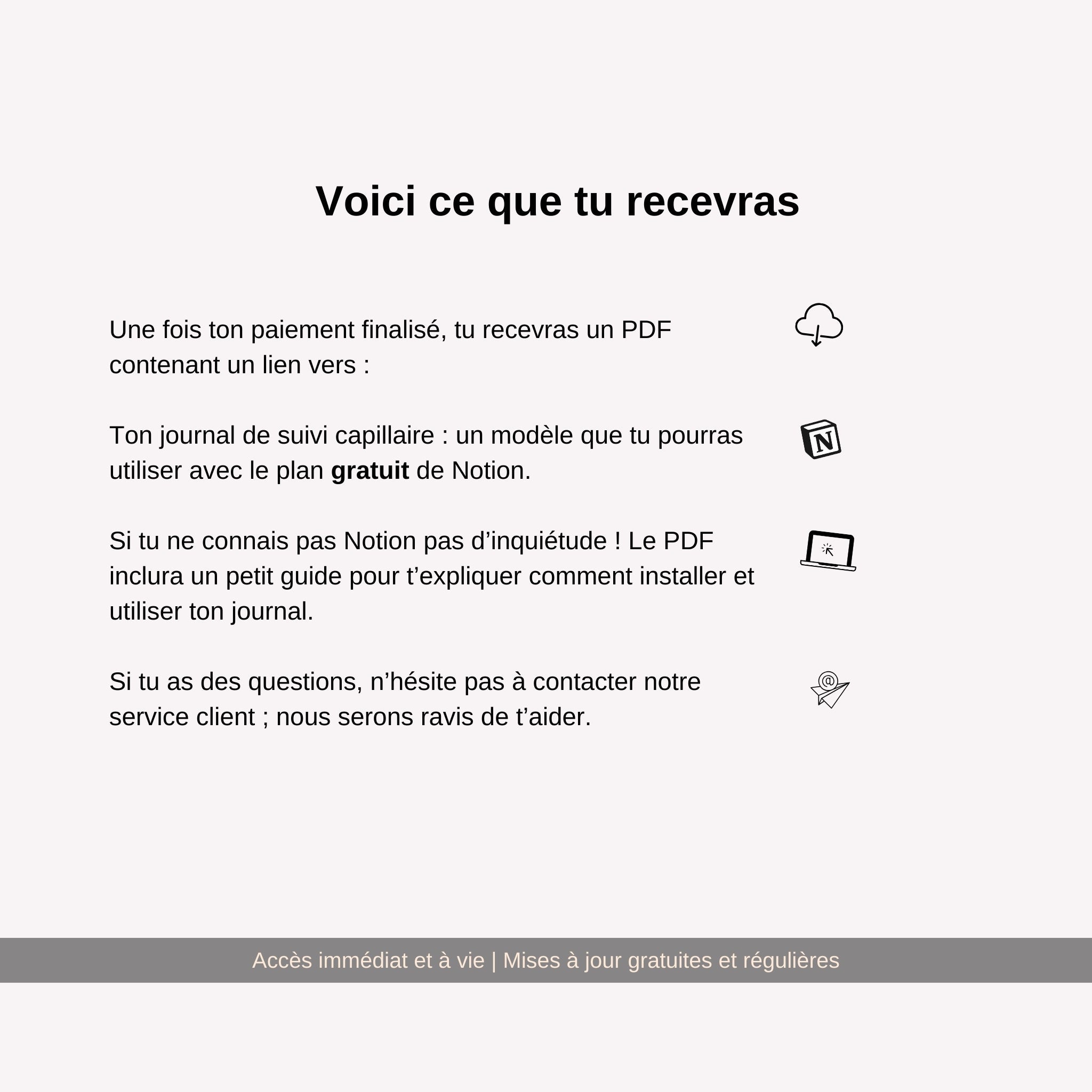 Mon Journal de Suivi Capillaire 3 mois