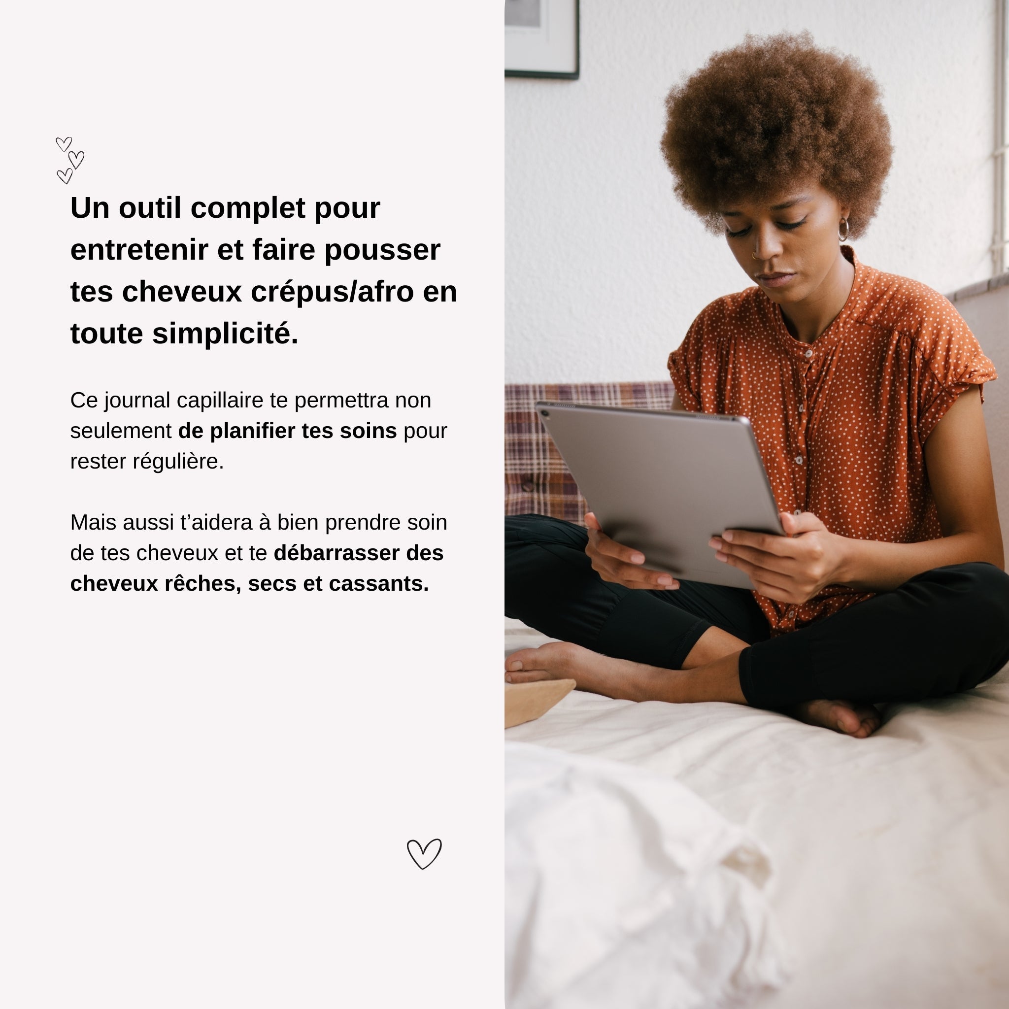 Mon Journal de Suivi Capillaire 3 mois